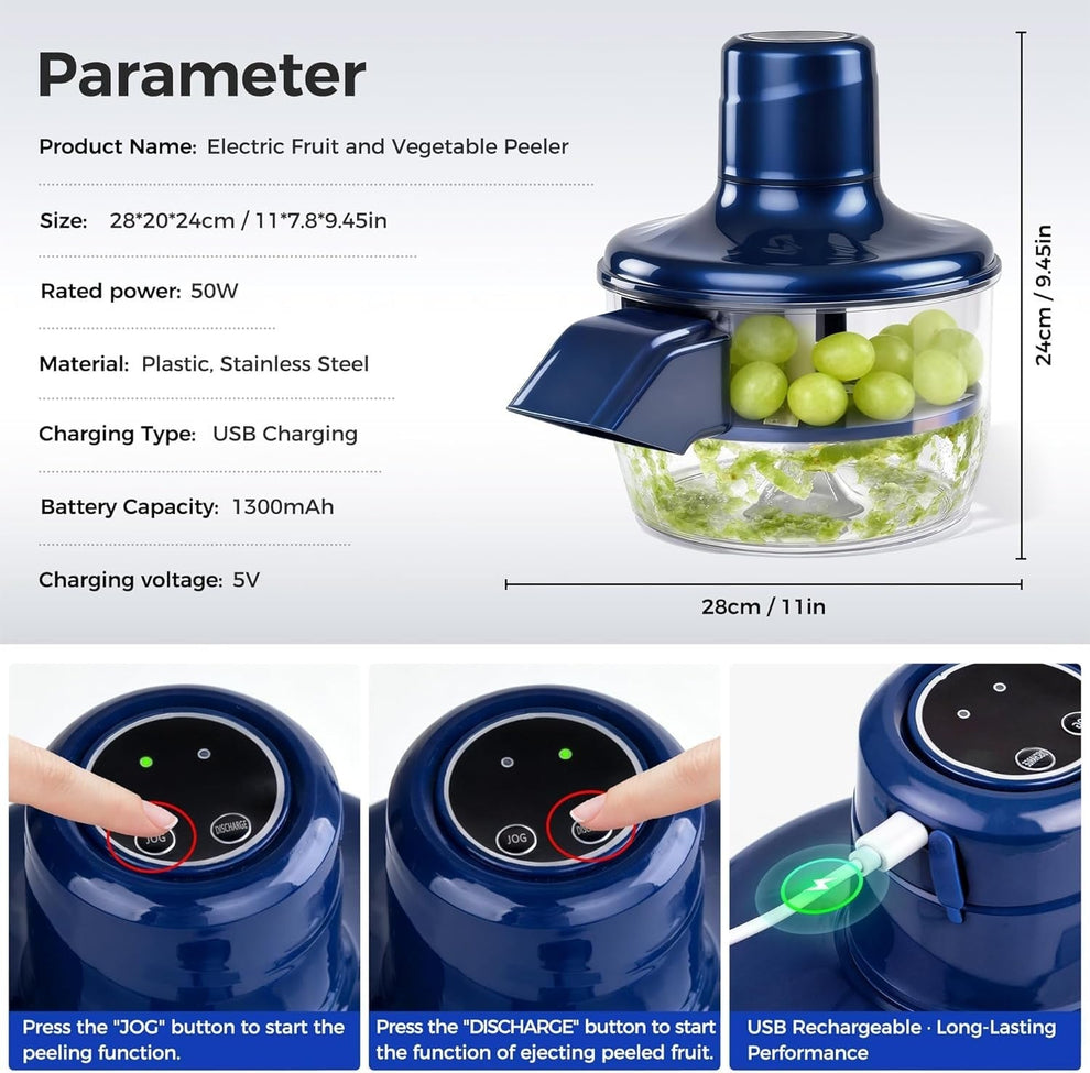 PeelPro™ One-Touch Smart Kitchen Tool